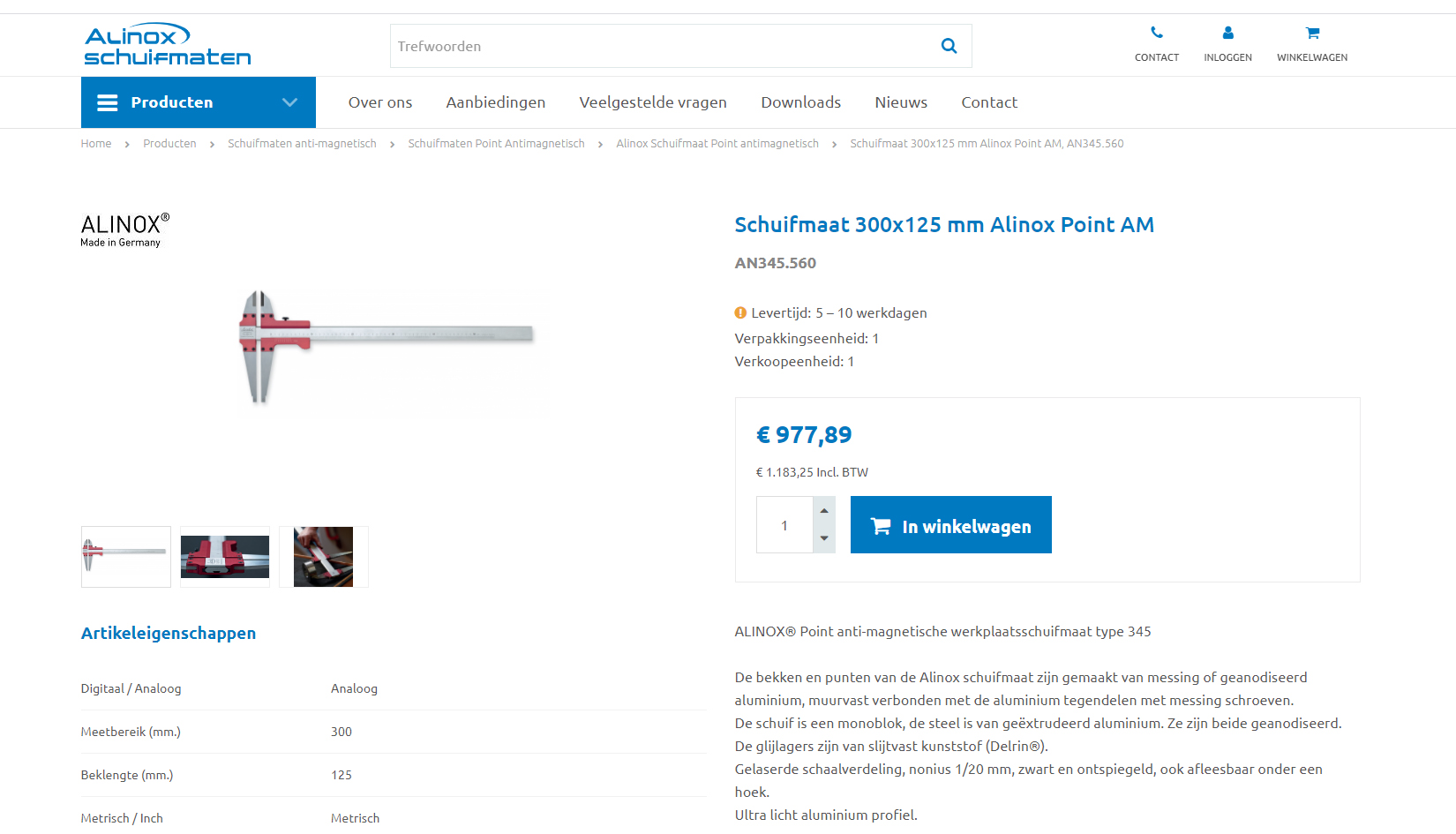 webshop Esmax